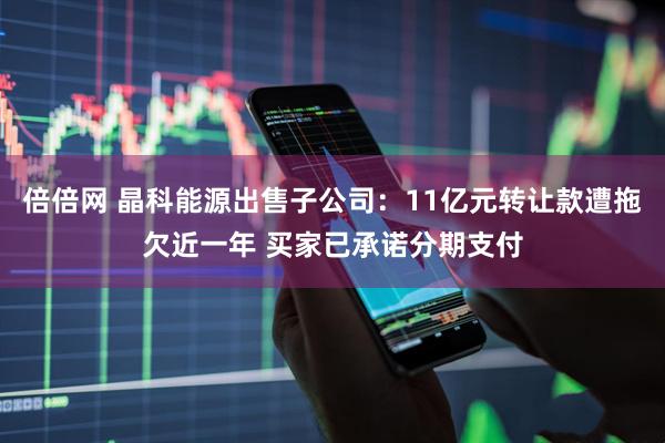 倍倍网 晶科能源出售子公司：11亿元转让款遭拖欠近一年 买家已承诺分期支付
